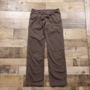 The North Face Women’s Drawstring Lounge Pants Small Brown Organic Cotton Casual